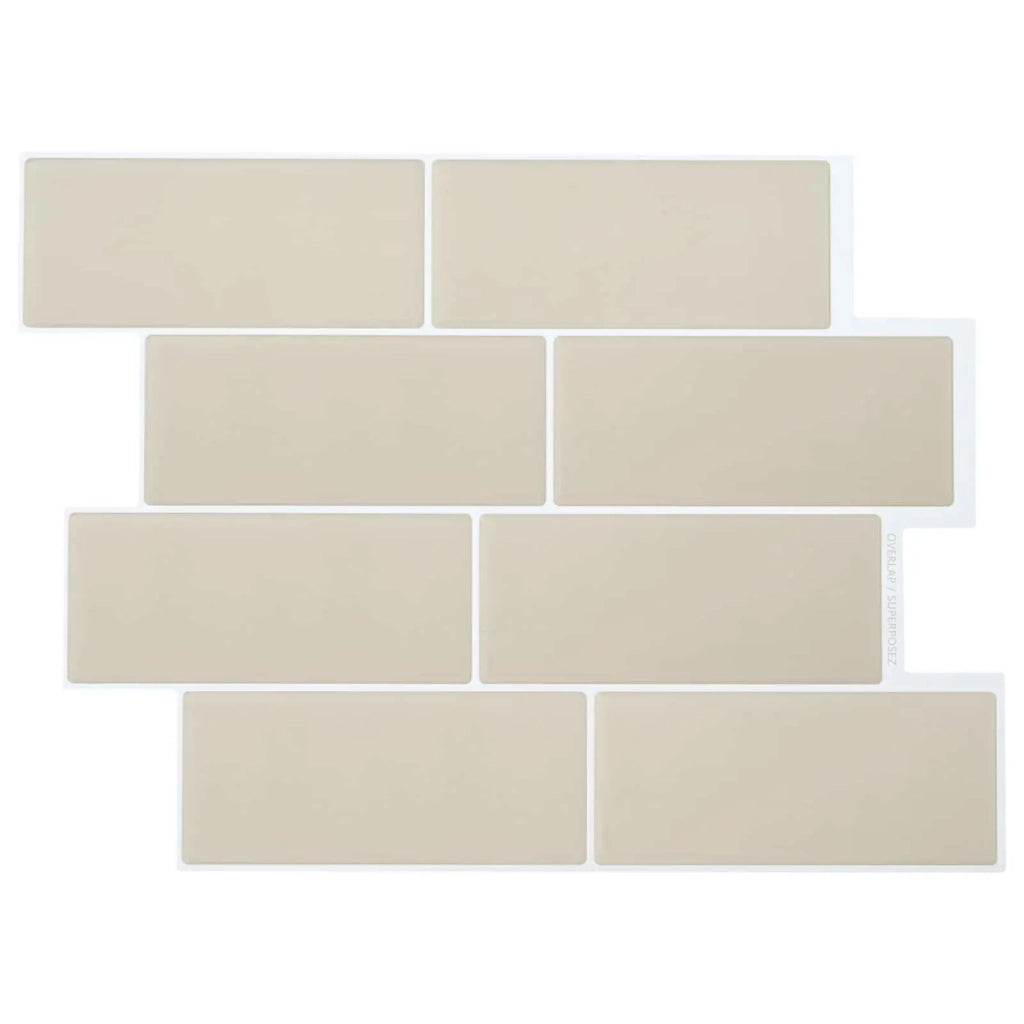Piastrella subway 50 pz Beige 29 x 21 cm Poliuretano e PET CFW6071966