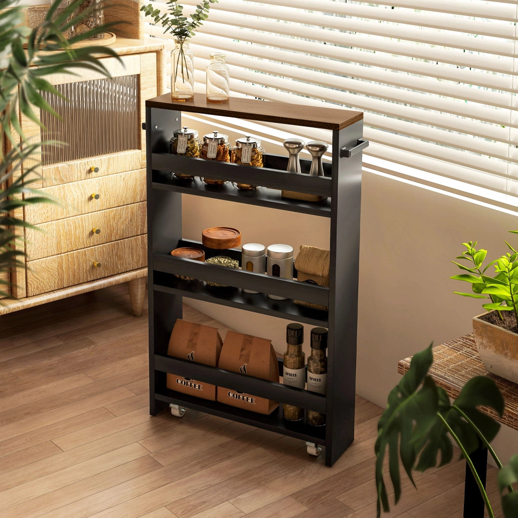 Carrello con 3 cassetti su ruote ¨C Minimal ¨C 51.5x13x80 cm