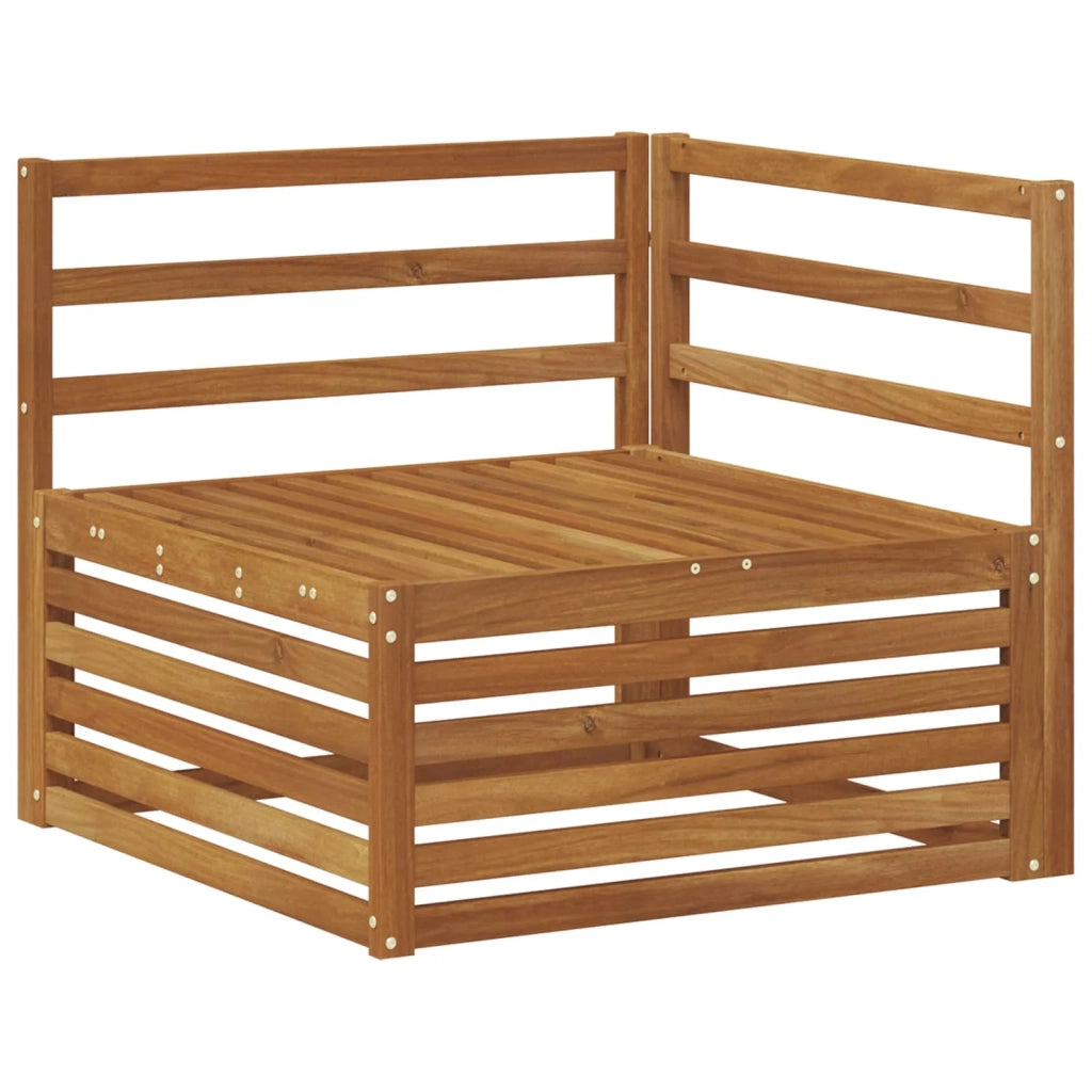 Set divani 9 pcs Naturale Legno di Acacia Massello 3374139
