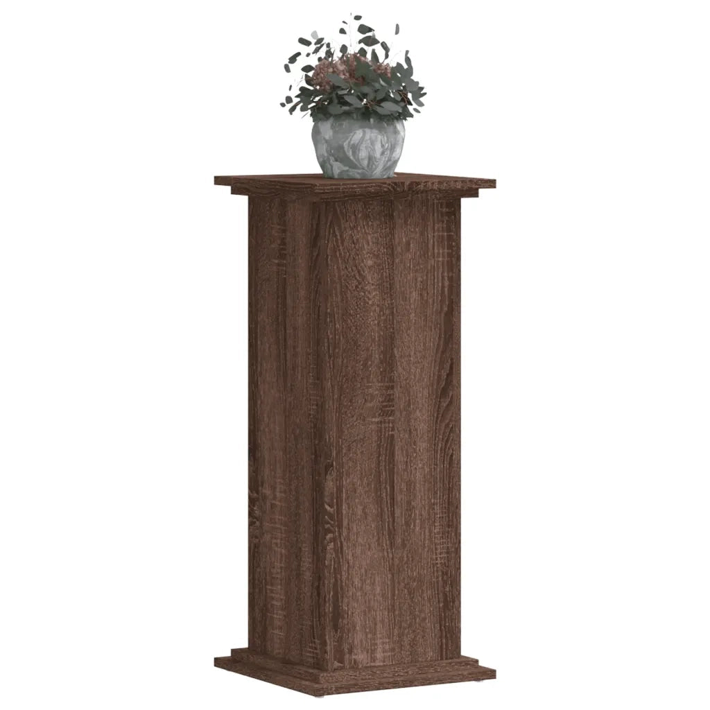 Supporto per piante | Sostegno per piante Rovere Marrone 33x33x80cm Legno Multistrato