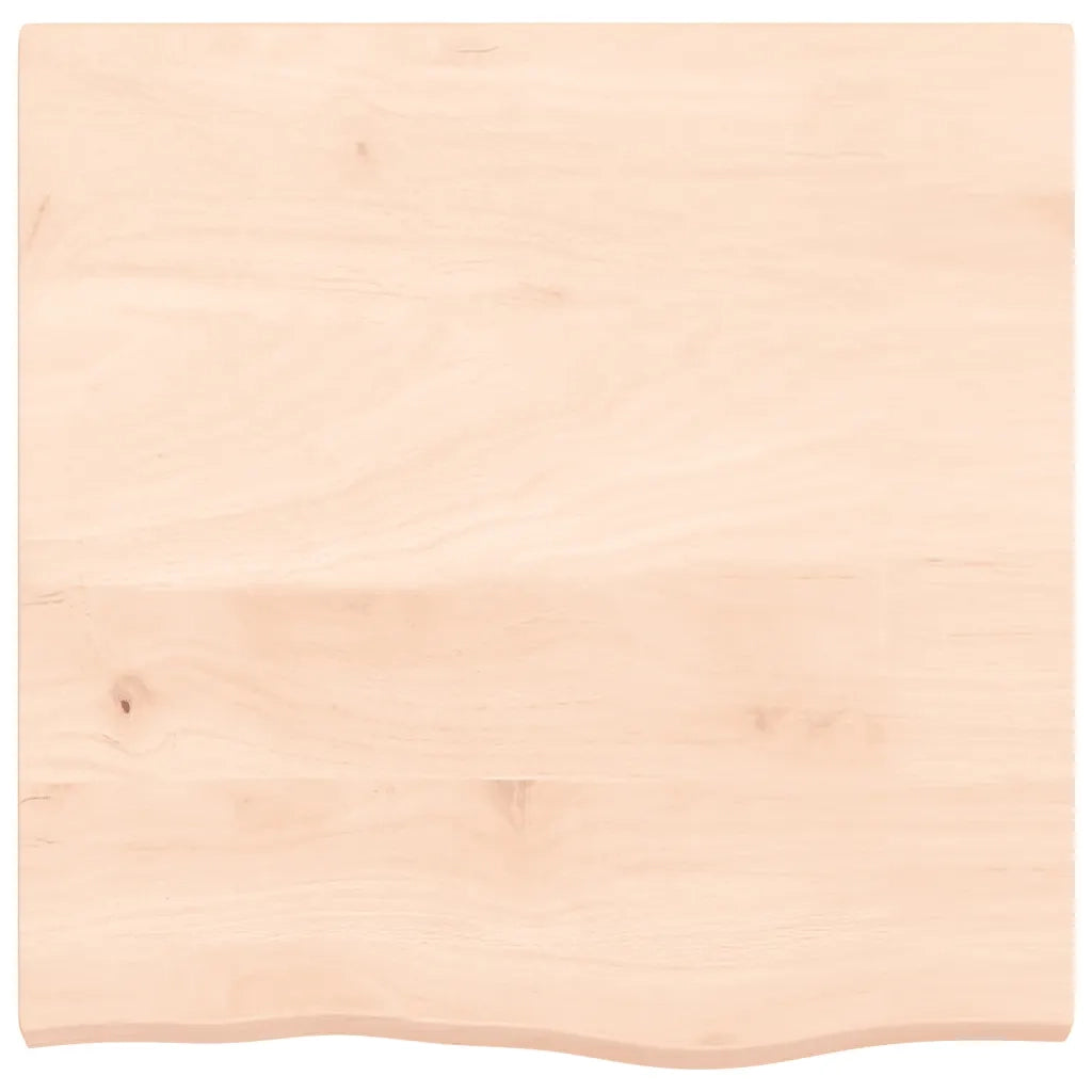 Ripiano a Parete 60x60x(2-4) cm Massello Rovere Non Trattato 363534