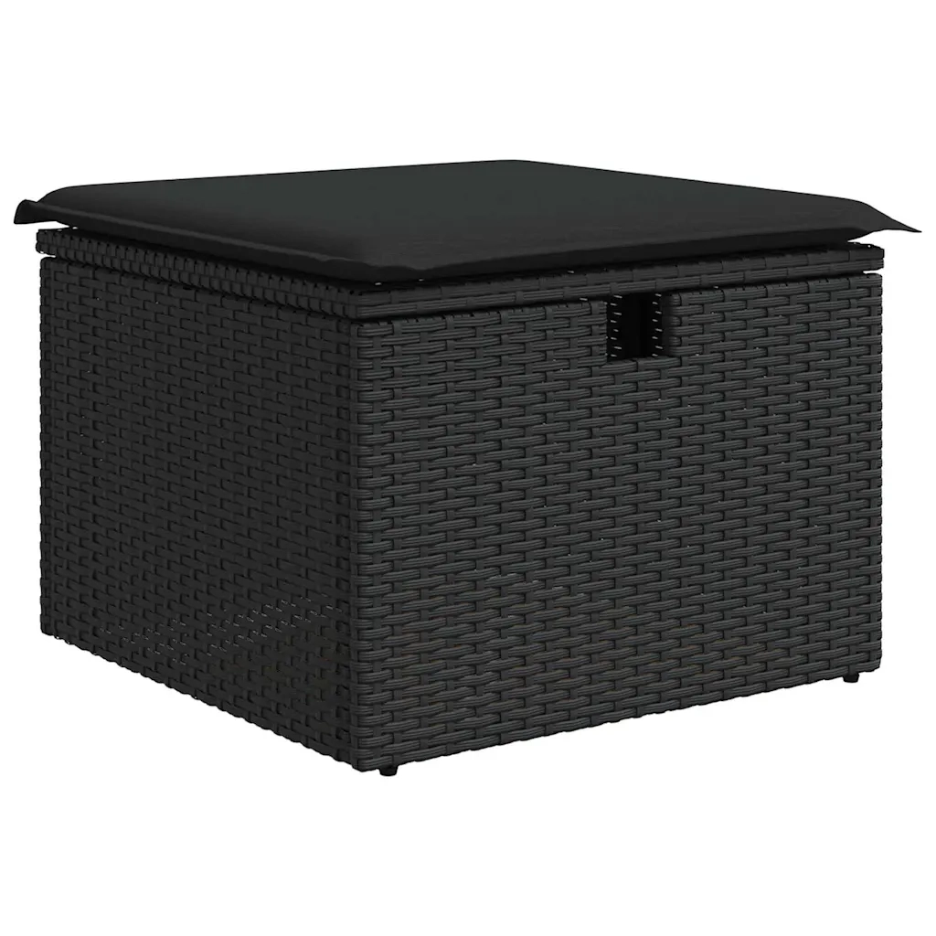 Set di divani con cuscino con archiviazione 8 pcs polyrattan