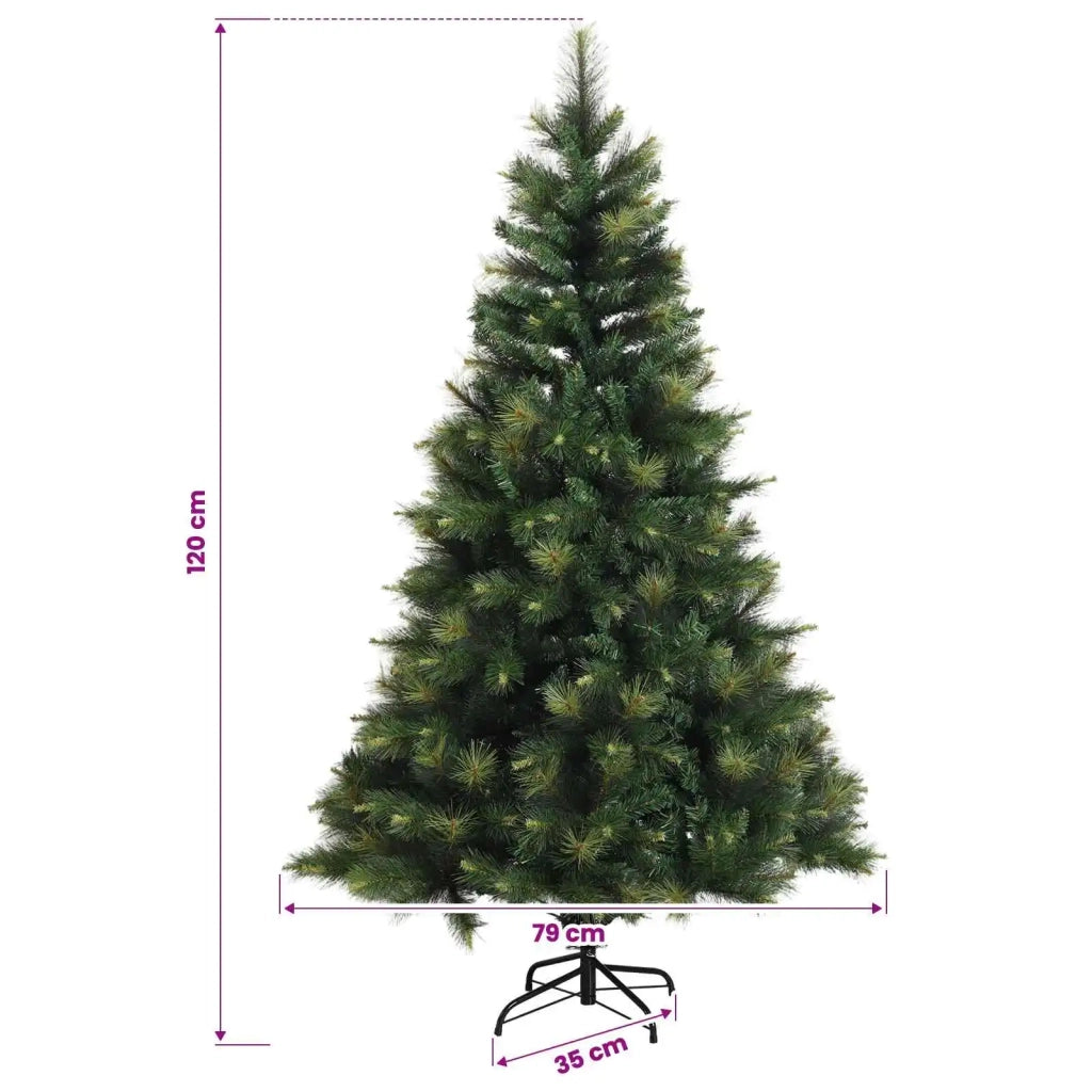 Albero di Natale Artificiale con Rami Pieghevoli 120 cm 42055507
