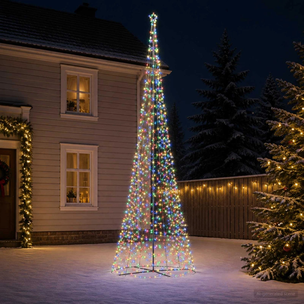 Albero di Natale LED a spirale con base EKENAS 500 cm 868 LED 42056584
