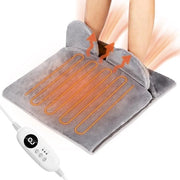 Verwarmatore per piedi e schiena 2 in 1 - 9 impostazioni di temperatura - 3 timer - riscaldamento rapido - doppio - guanto riscaldante per piedi e schiena - regalo per donne e uomini - Elettrico