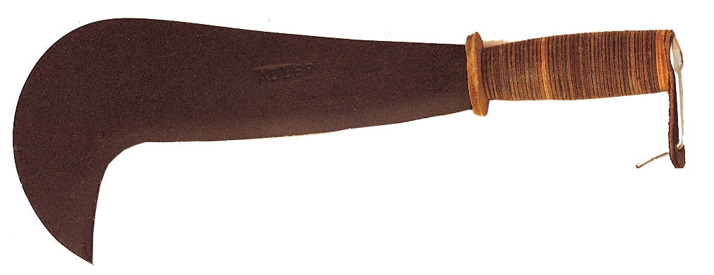 RONCOLA C/MANICO CUOIO 45 CM- 1,0 pz
