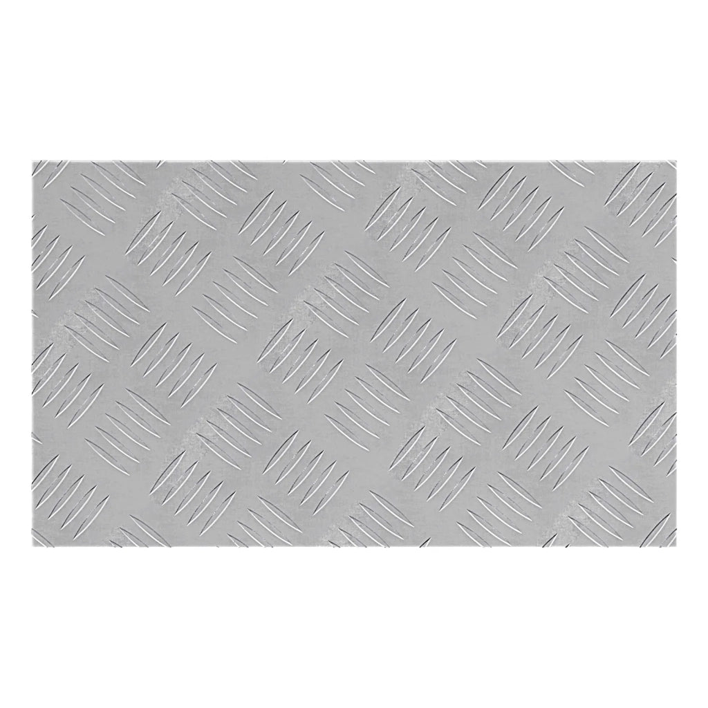 Gradini per Scale 2 pz | Tappetini per scale autoadesivi Argento 50 x 30 cm Alluminio