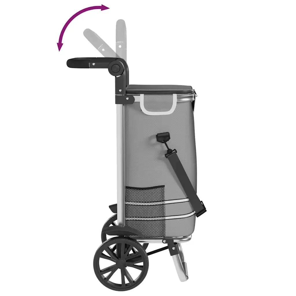 Carrello della spesa Grigio 36,5 x 46,5 x 100,5 cm 42002335