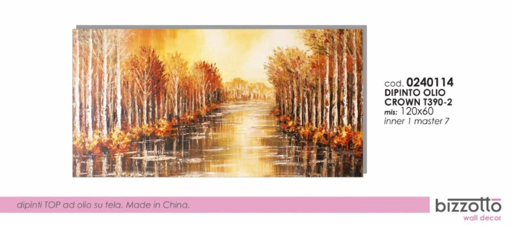 Dipinto Olio Crown 120X60-T390-2 - Bizzotto