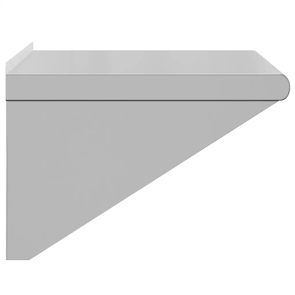 Mensola a Muro 50x45x31 cm Argento in Acciaio Inossidabile 30276