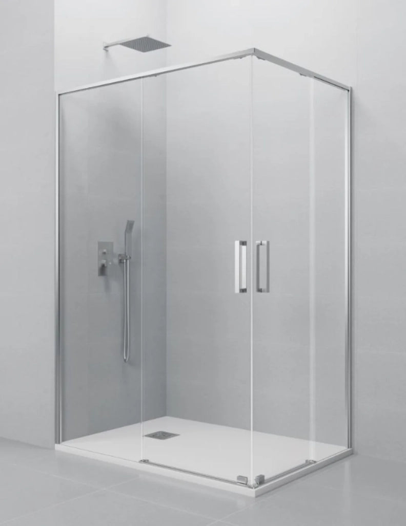 Box doccia ingresso angolare 2+2 ABANTE (TWENTY) 120x90 cm Cromo