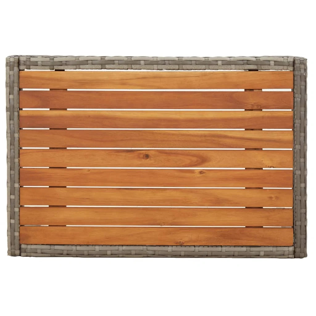Set di mobili da giardino mobili da esterno set da 3 pezzi con cuscini resina intrecciata grigia 02_0015973