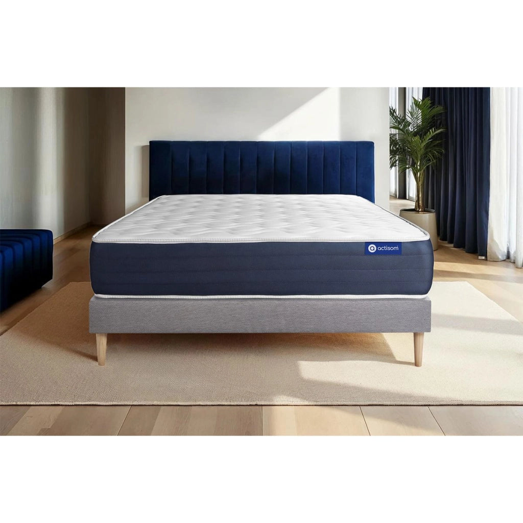 Kit rete e materasso matrimoniale Actiflex sleep 160x210cm - Spessore : 22cm - Molle insacchettate e memory foam - Bilanciato -