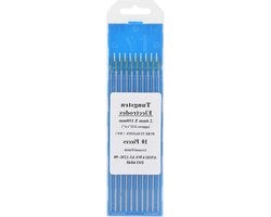 Elettrodi di Wolfram 10 pezzi - Stilo Verde Professionale per Macchina TIG AC - WP (24 mm * 150 mm)