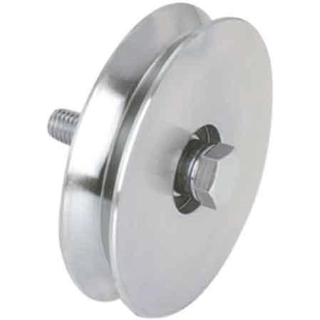 RUOTA CON BULLONE PER CANCELLI GOLA Y 80 mm