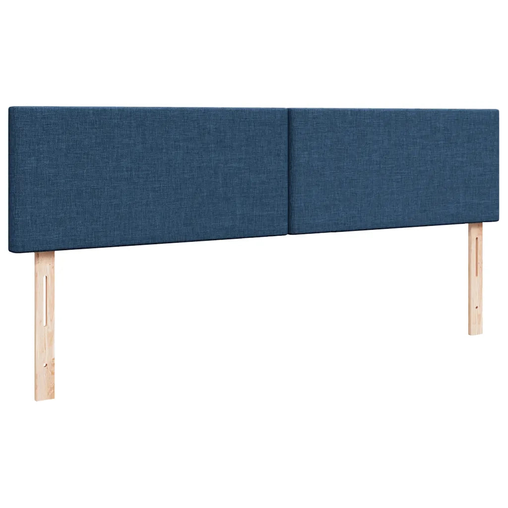 Pouf Letto con Materasso e LED Blu 180x200cm in Tessuto 3312249