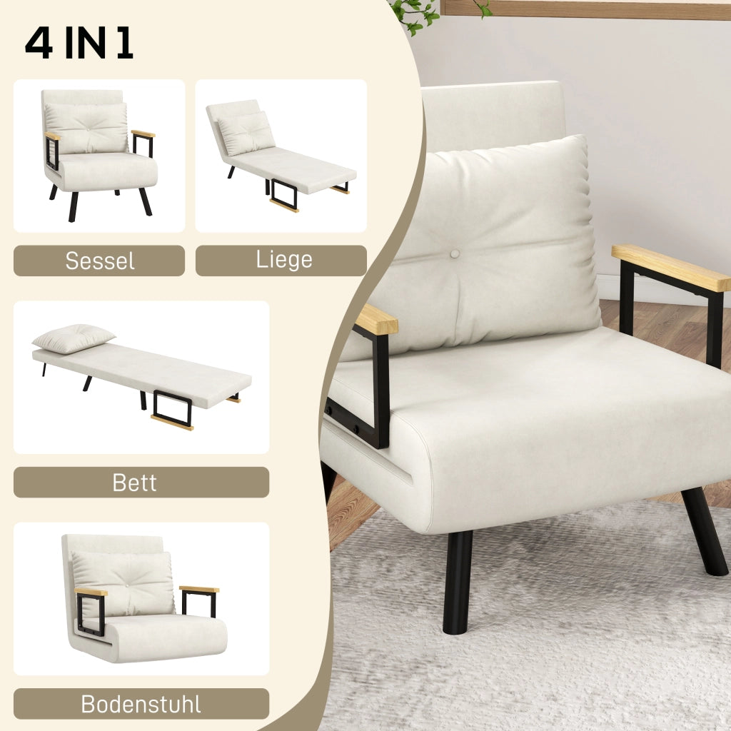 Poltrona Relax ¨C Zephmum ¨C Tessuto Cremewei?