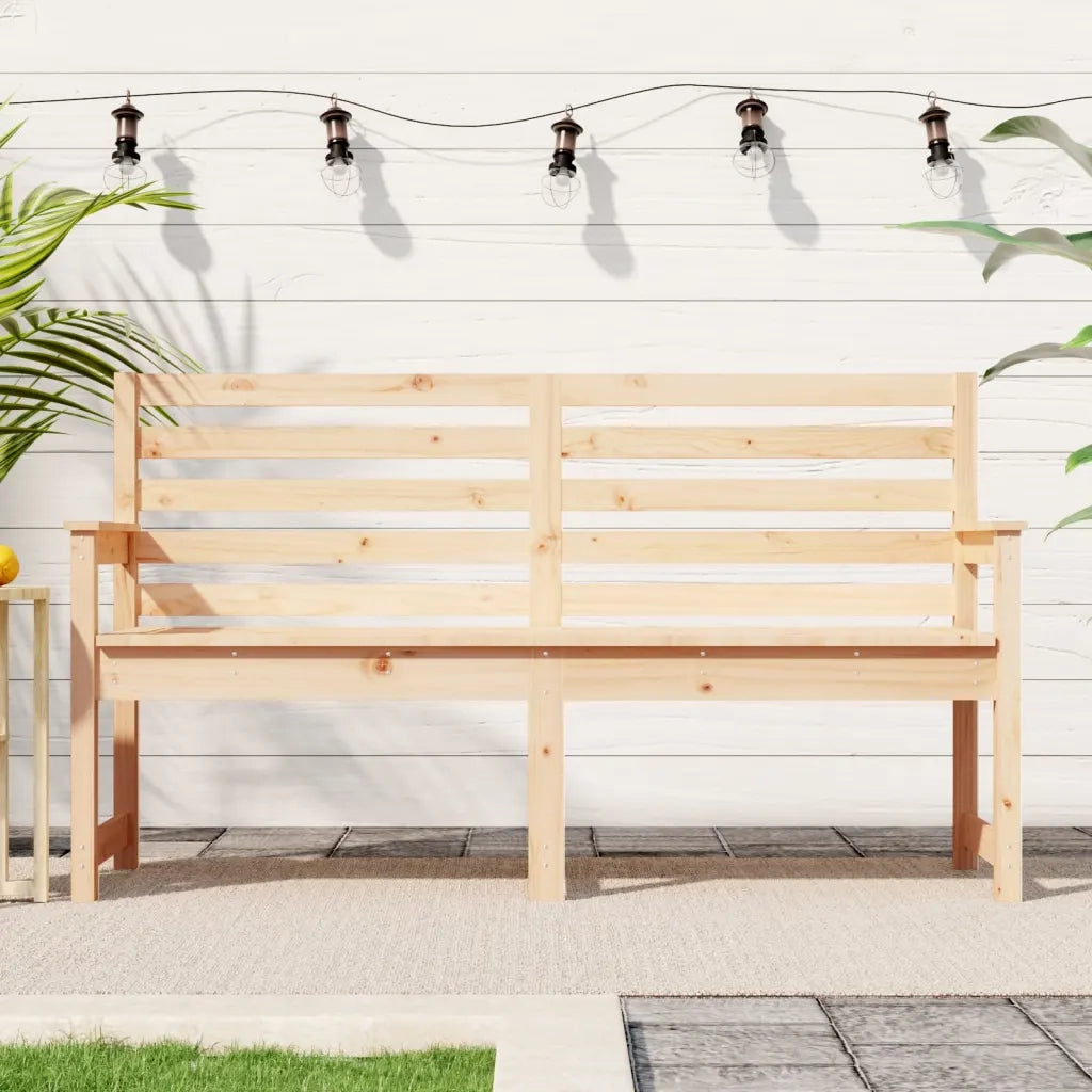 Panchina da Giardino | Panca da Giardino 159,5x48x91,5 cm in Legno Massello di Pino