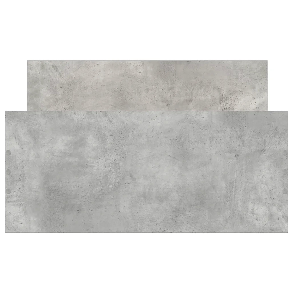 Giroletto-Struttura Letto Grigio Cemento 100x200 cm in Legno Multistrato 772586