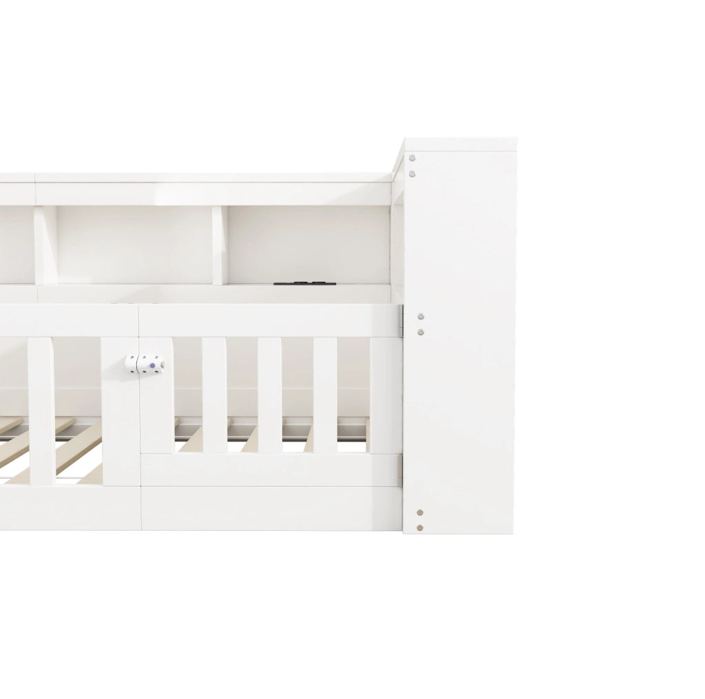 LETTO DAYBED 90x200 cm in pannello di legno bianco