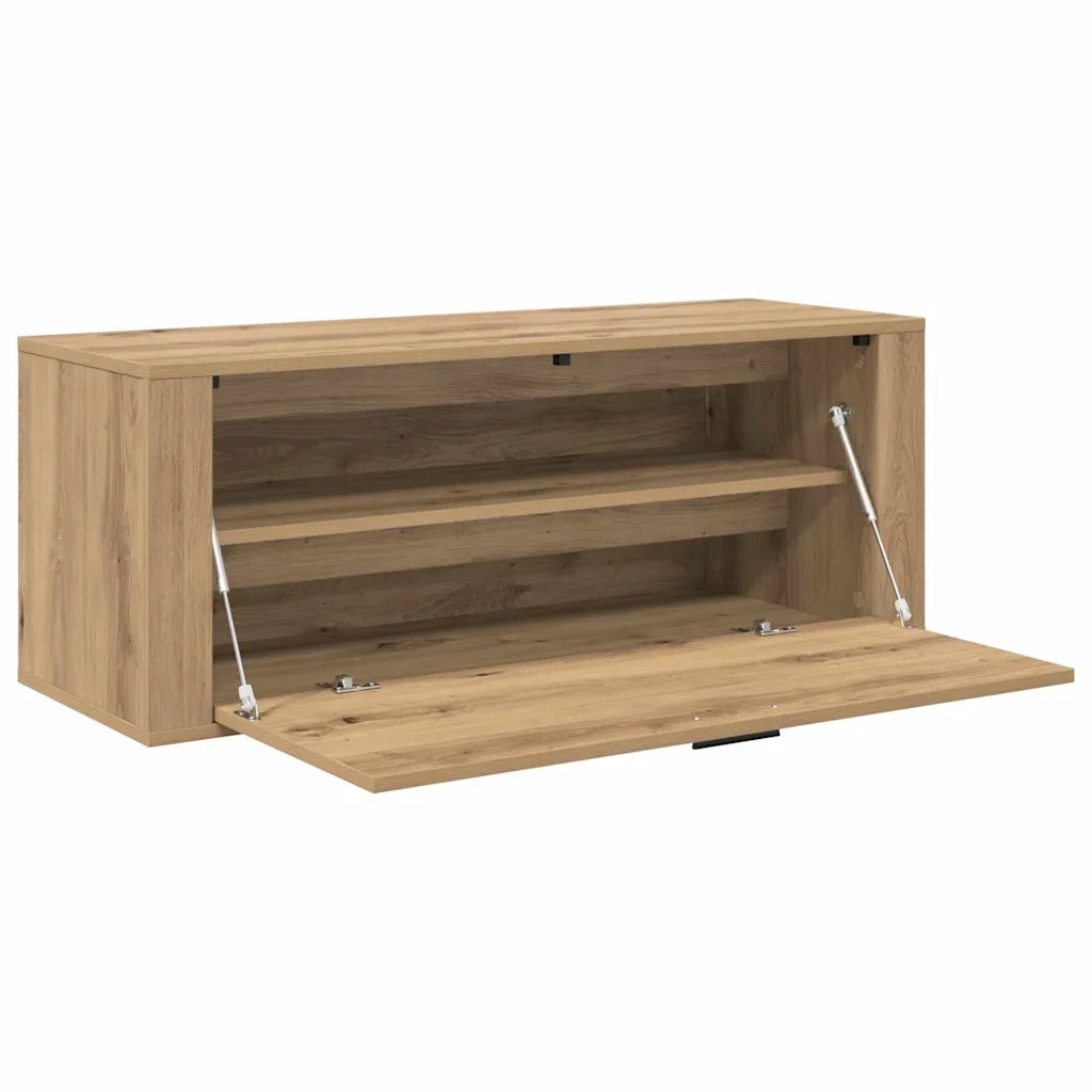Mobile per scarpe con porta rovere artigianale 100 x 35 x 38 cm 881019