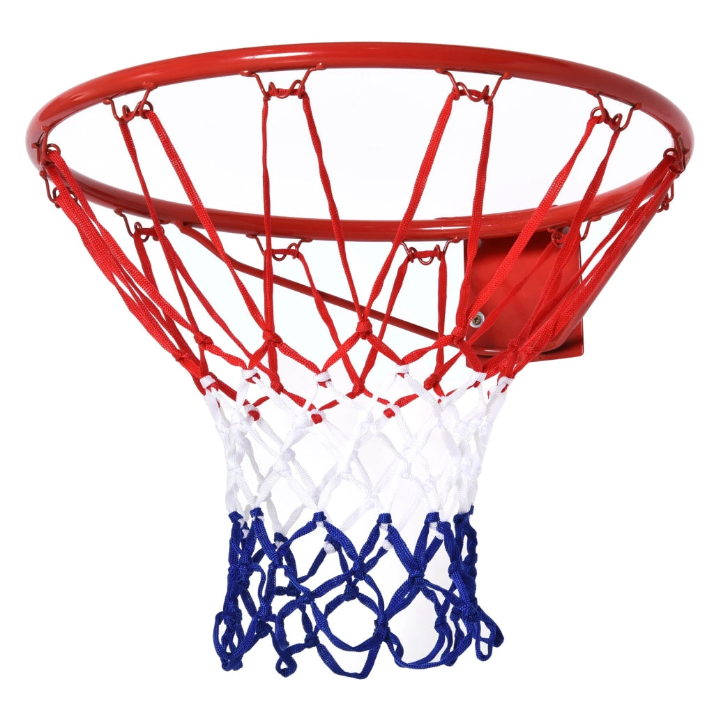Canestro da Basket con Rete Ø46 cm in Metallo