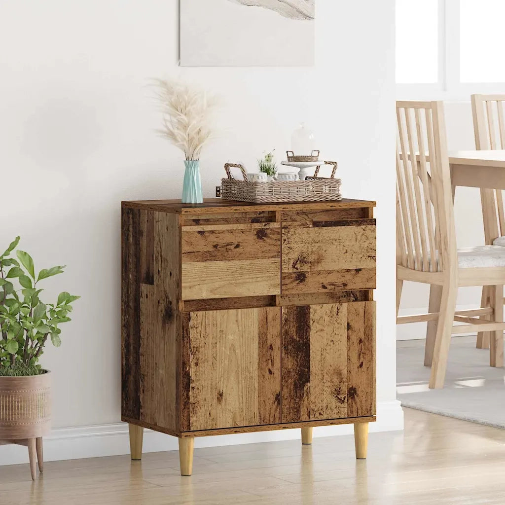 Credenza | Madia | Buffet da pranzo | Armadio da pranzo Legno vecchio 60 x 35 x 70 cm Legno multistrato
