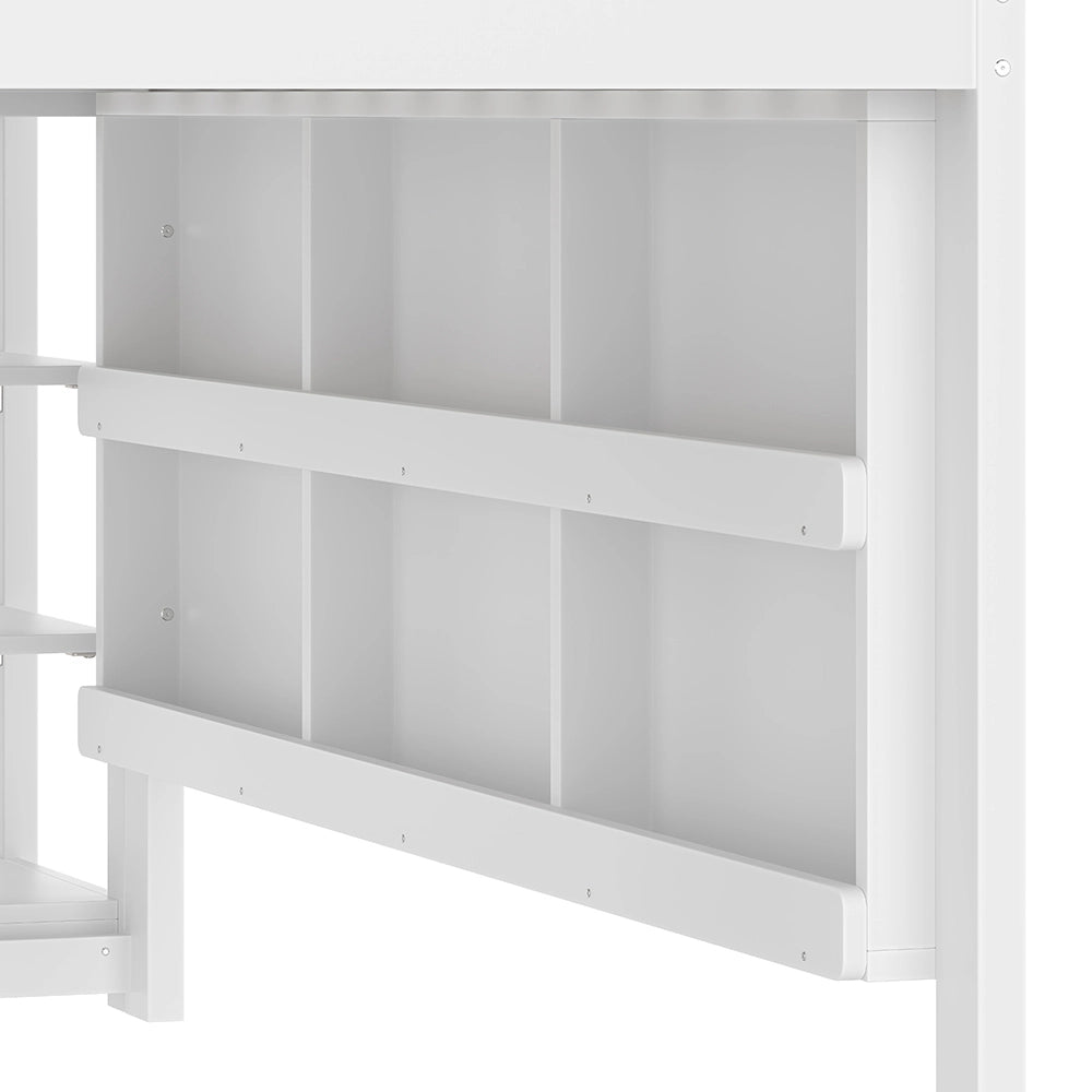Letto casa bambini - Xylo - 90x200 cm LED bianco