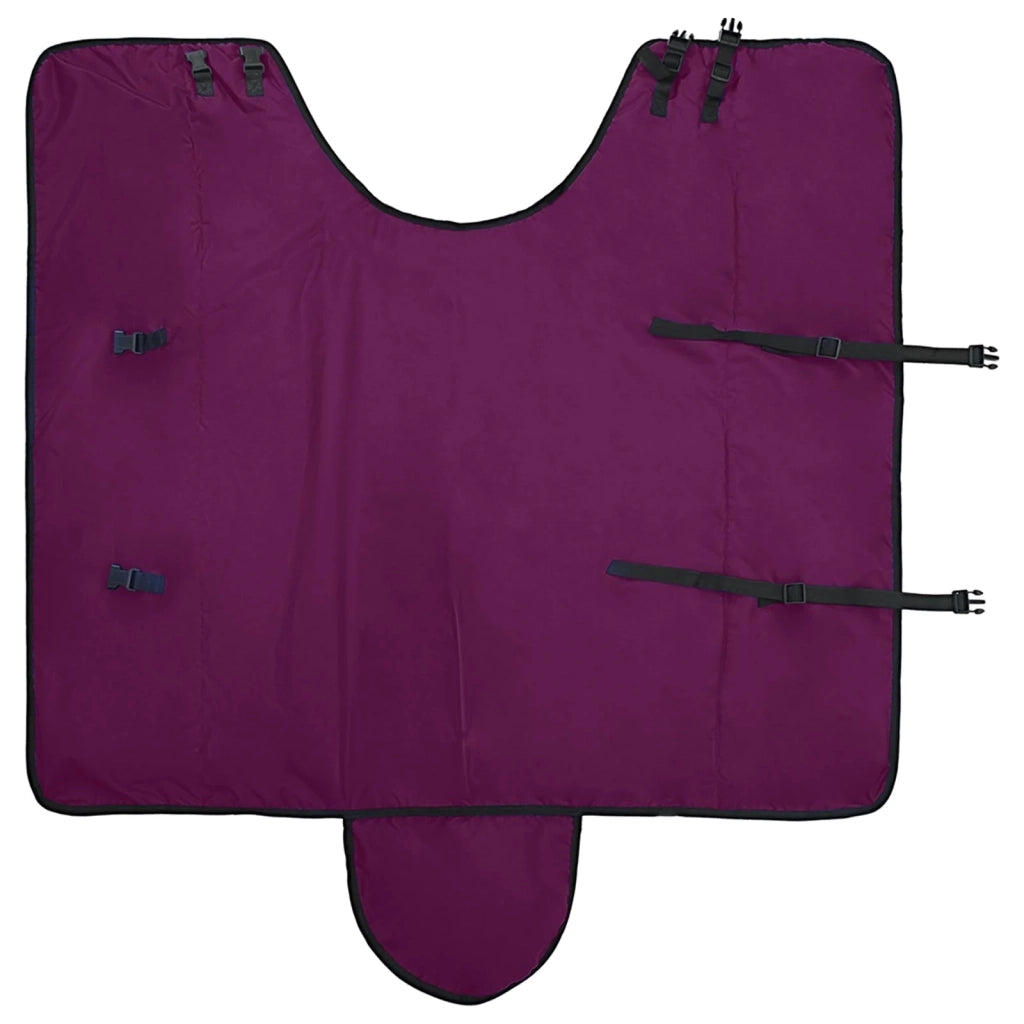 Coperta per Cavalli Verde Scuro e Nero 155 cm Poliestere 42013095