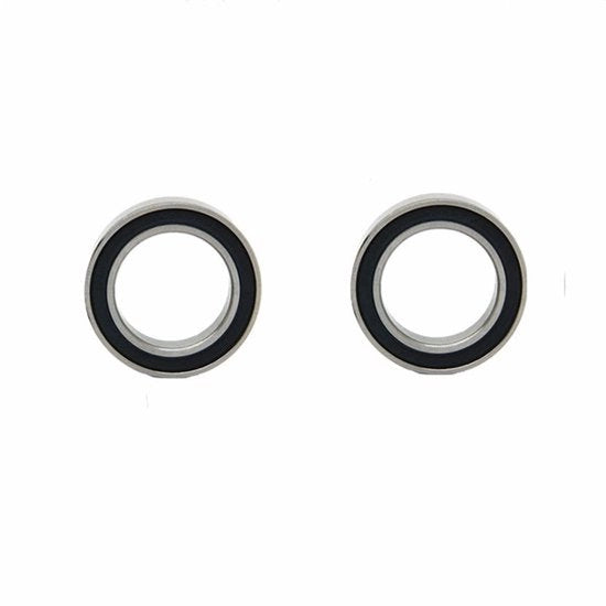 Lager a Gabbia Profonda con Copertura in Gomma - Laviatori - Laviatori Pre-Imbottiti - 6202RS - 15x35x11mm - Acciaio di Carbone - Argento - Adatto a Diverse Applicazioni - Pacchetto da 2 Pezzi