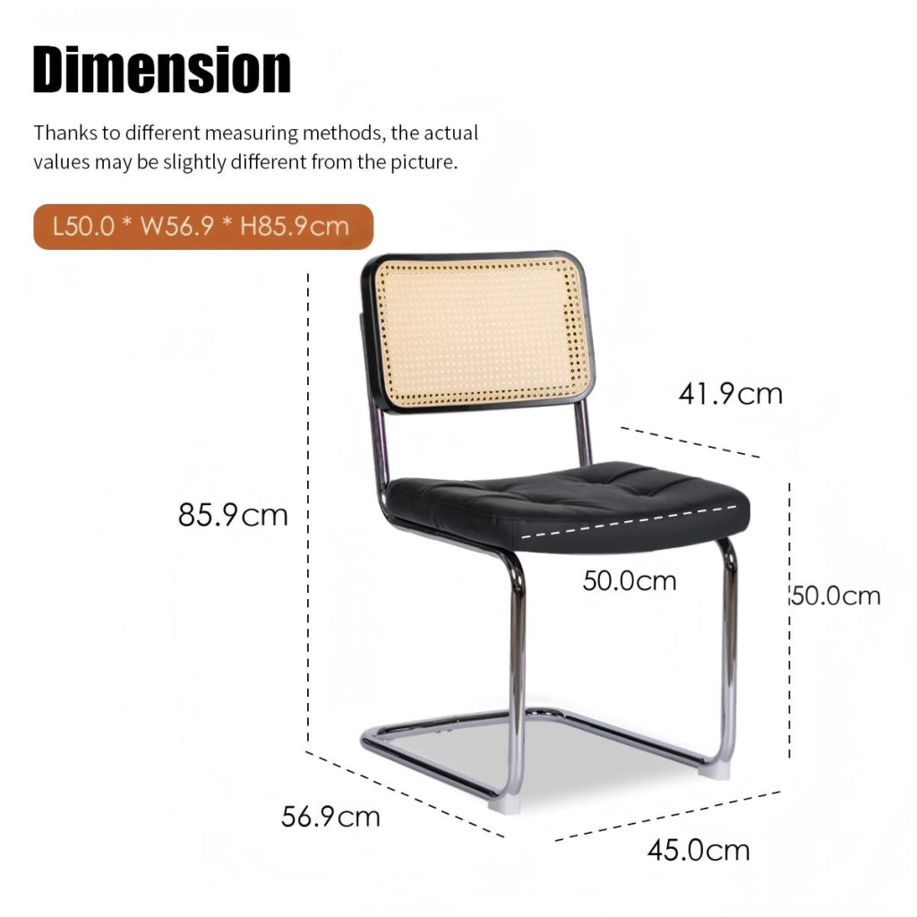 Sedie da Pranzo Set 4 Pezzi Imbottite ¨C MINIMAL ¨C Similpelle con Gambe in Metallo Cromato