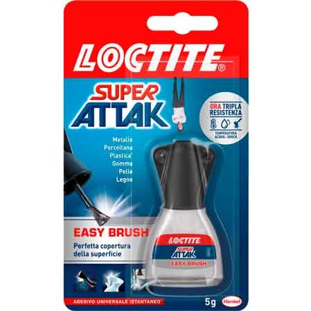 COLLA 'SUPER ATTAK EASY BRUSH' 5 gr - LOCTITE