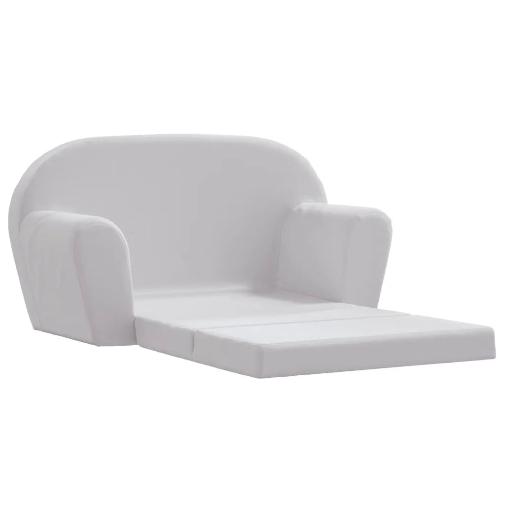 Poltrona | Sedia Relax Letto per Bambini Grigio Chiaro