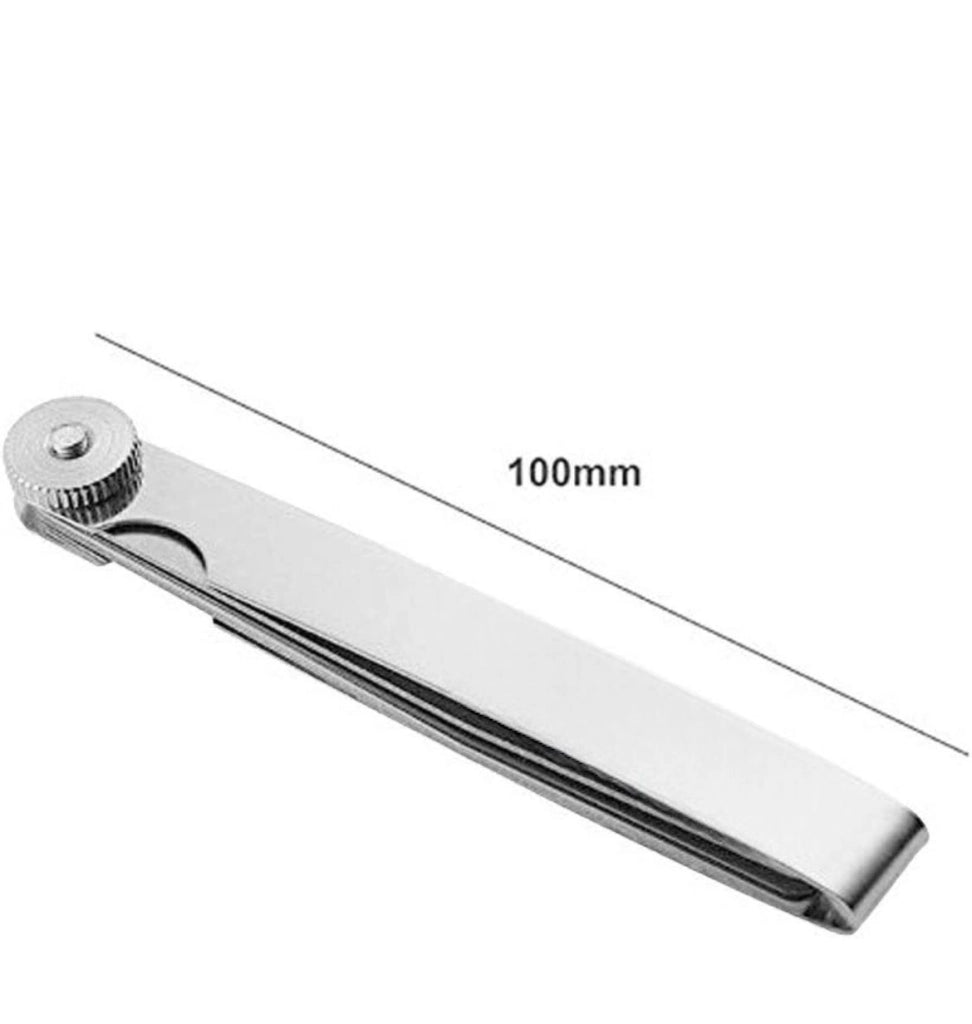 Spessimetro Calibro Spessori 16 lame 0,02mm 1,00mm Misuratore Spessori Fessure