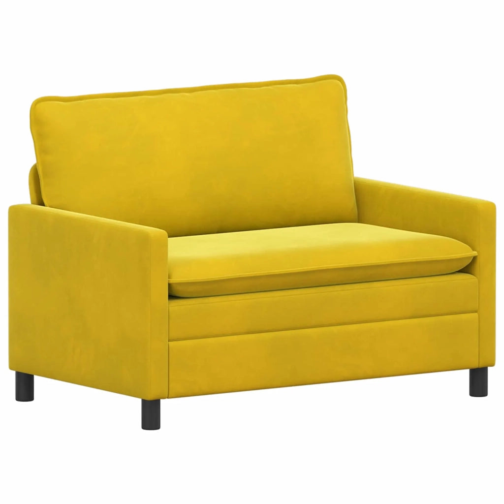 Set di divani 2 pcs Giallo Velluto 3417133