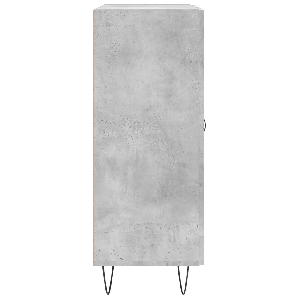 Credenza-Buffet-Armadio da cucina Grigio Cemento 69,5x34x90 cm in Legno Multistrato 191506