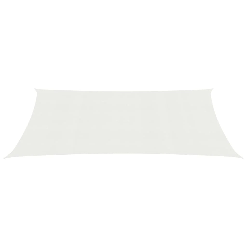 Vela ombreggiante/ombrellone 160 g/m² 2 x 3 m HDPE bianco 02_0009005