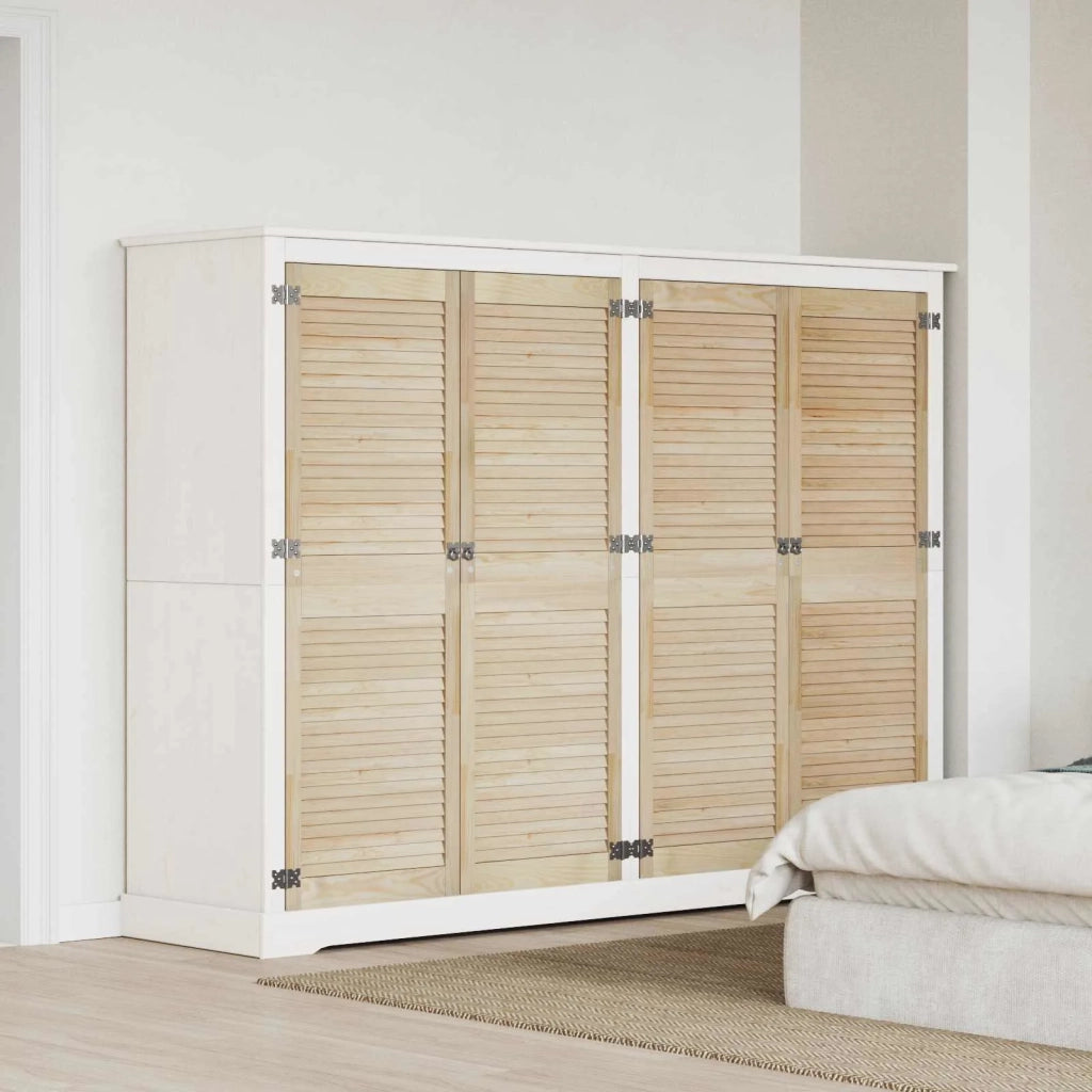 Porta per Armadio 4 pcs Naturale 49,5 x 2,1 x 140,5 cm