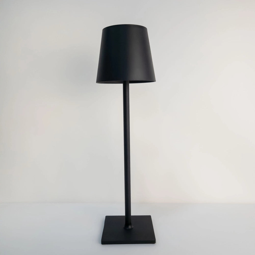 Lampada Tavolo Led Senza Fili Ricaricabile Usb Per Interno Esterno Luce Calda  Nero       