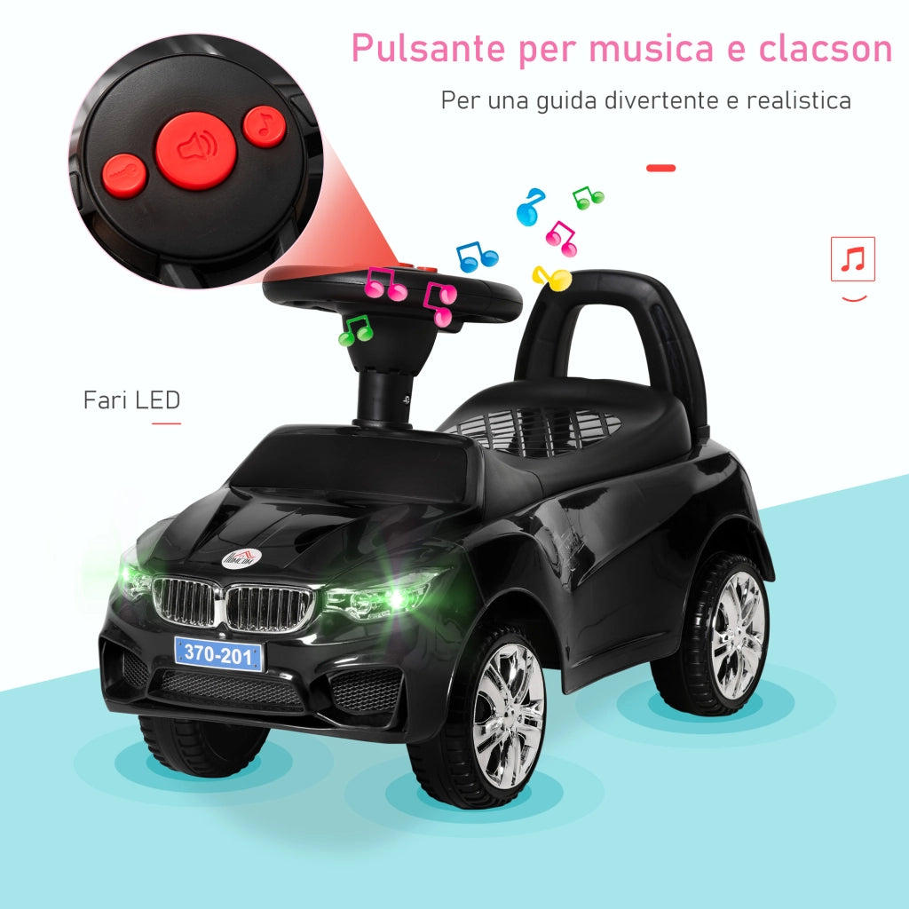 Macchinina per Bambini Cavalcabile ¨C Minimal ¨C Nero