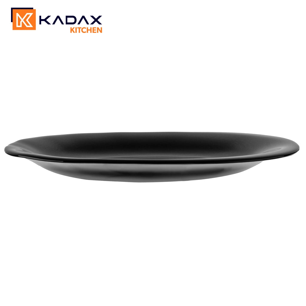Set di 12 piatti KADAX neri