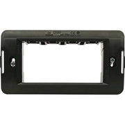 SUPPORTO FRUTTI ONDA MARLANVIL - PC NERO POSTI 4- 10 pezzi