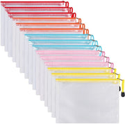 Documenti e accessori per ufficio, set di sacchetti per documenti, documenti, cosmetici e accessori da viaggio (multicolor, A5 15 pezzi)