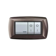 Placca antracite 4 posti