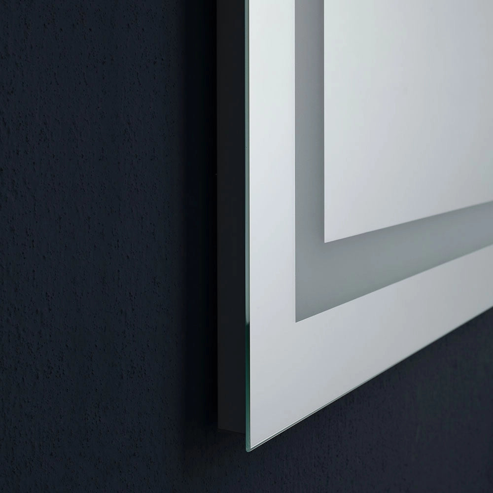 Specchio bagno a led 80x60 con sensore touch