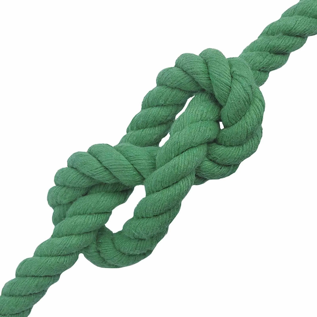 Corda di Cotone 20 mm 100 m Verde 100% Cotone 42011973