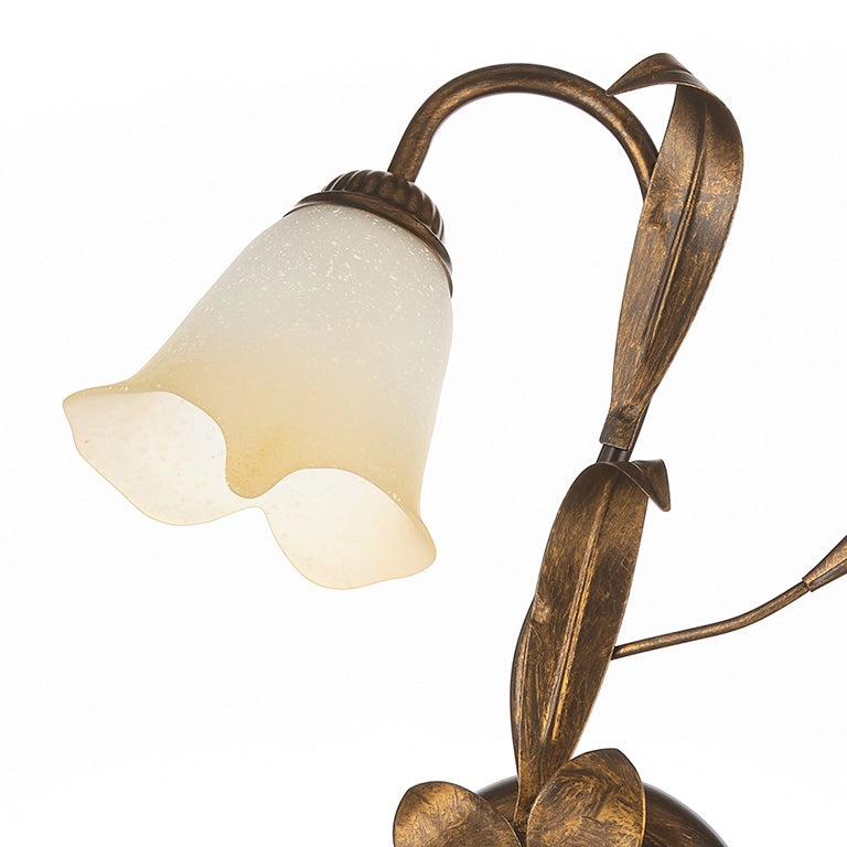 Plafoniera 3 luci Lucrezia Bronzo