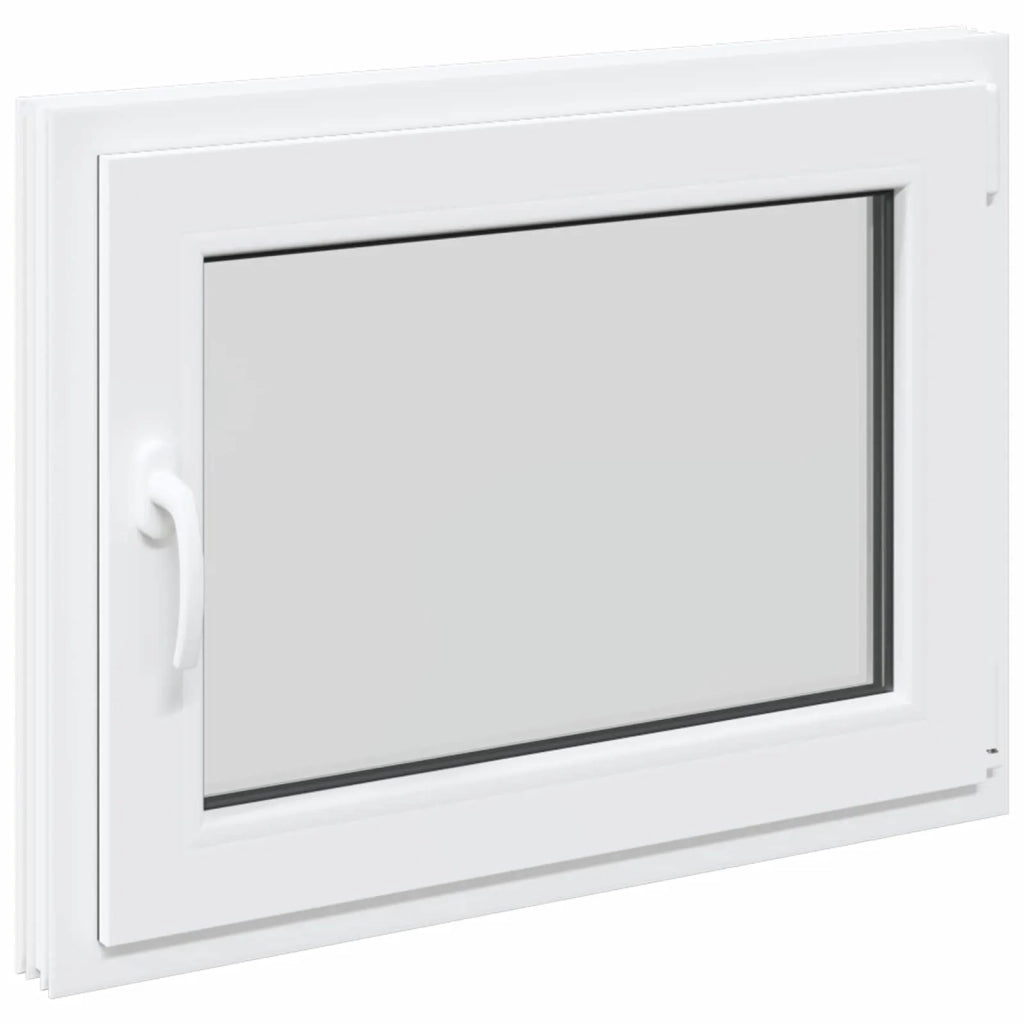 Finestra per Soffitta RISOR Bianco 80 x 50 cm PVC e Vetro 42047196