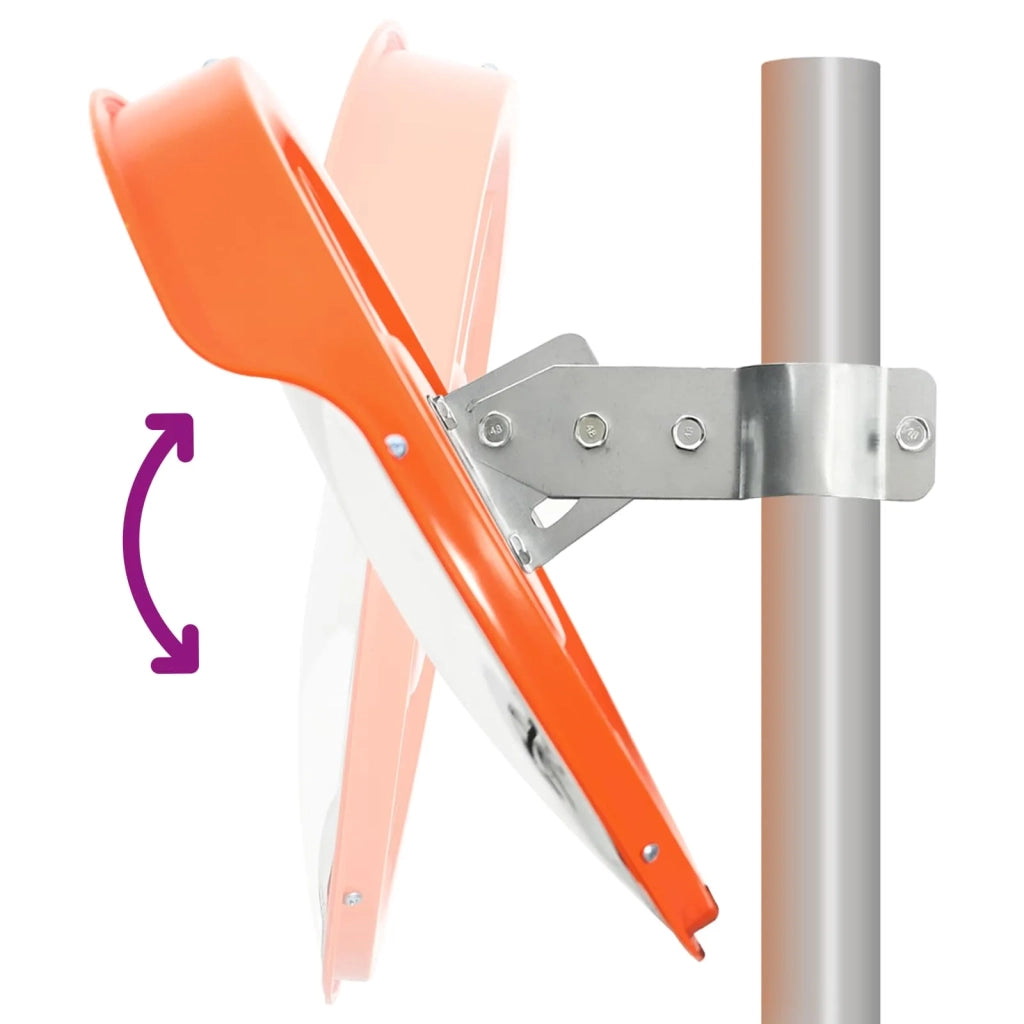 Specchio per Traffico Convesso Plastica PC Arancione 45 cm 141680