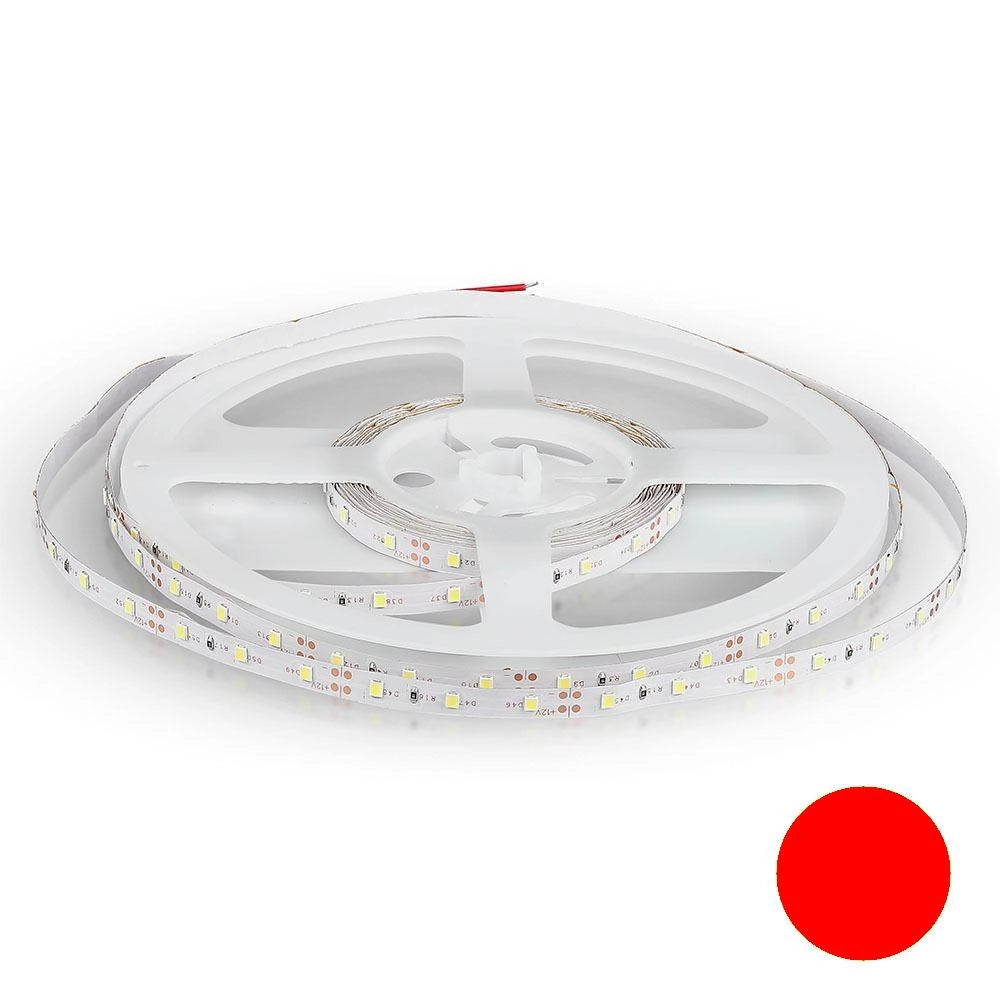 Striscia LED V-TAC SMD3528 5m 3,2W/m 12V IP20 rossa